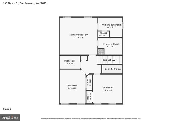 103 FIESTA DR, Stephenson, VA 22656