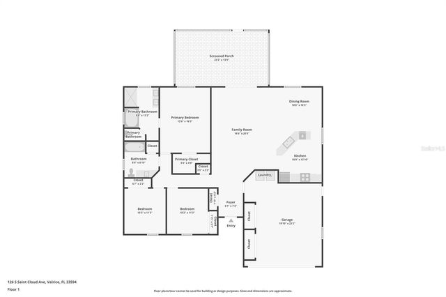 126 S SAINT CLOUD AVENUE, Valrico, FL 33594