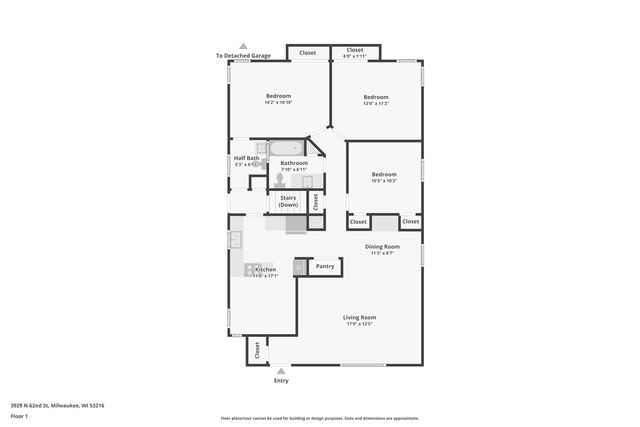 3929 N 62nd STREET, Milwaukee, WI 53216
