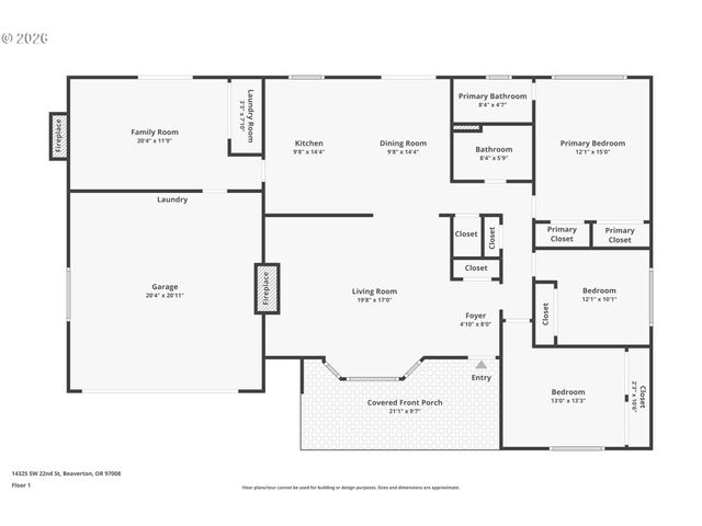 14325 Sw 22ND St, Beaverton, OR 97008