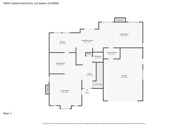 15931 Camino Del Cerro, Los Gatos, CA 95032