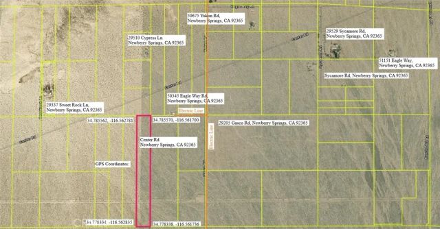 29509 Center, Newberry Springs, CA 92365