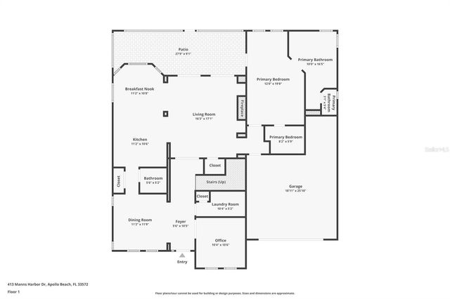 413 MANNS HARBOR DRIVE, Apollo Beach, FL 33572