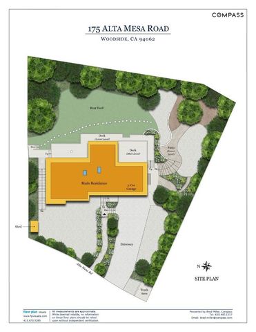 175 Alta Mesa Road, Woodside, CA 94062