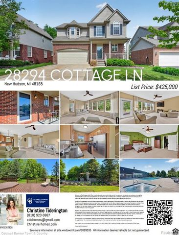 28294 Cottage Lane, New Hudson, MI 48165