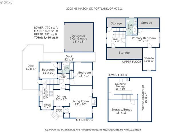 2205 Ne MASON St, Portland, OR 97211