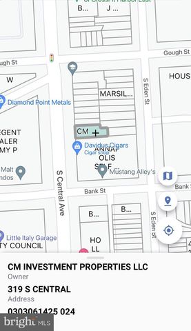 319-321 S CENTRAL AVENUE, Baltimore, MD 21202