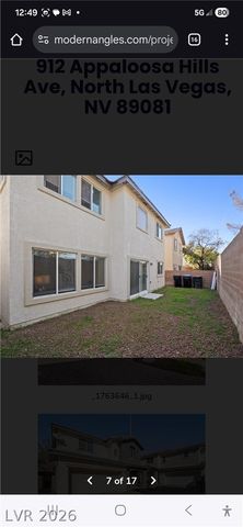 912 APPALOOSA HILLS AVENUE Avenue, North Las Vegas, NV 89081
