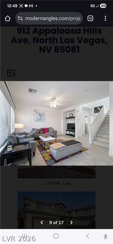 912 APPALOOSA HILLS AVENUE Avenue, North Las Vegas, NV 89081