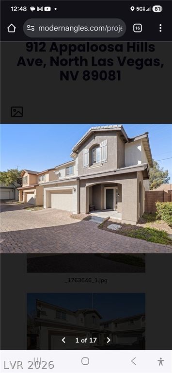 912 APPALOOSA HILLS AVENUE Avenue, North Las Vegas, NV 89081
