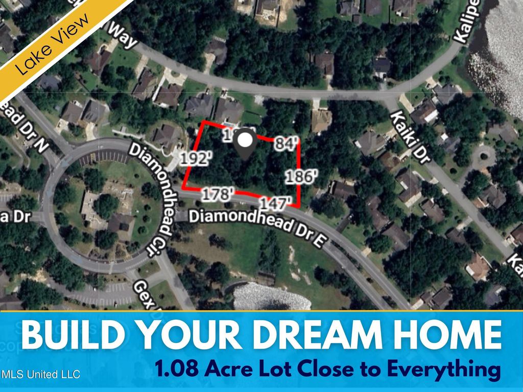 Lot 1 E Diamondhead Drive, Diamondhead, MS 39525