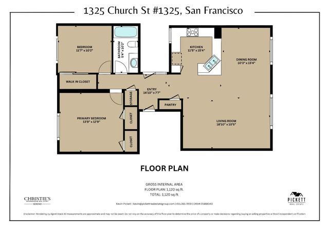 1325 Church Street 1325, San Francisco, CA 94114