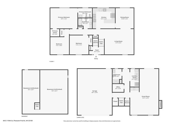 6612 110th STREET, Pleasant Prairie, WI 53158