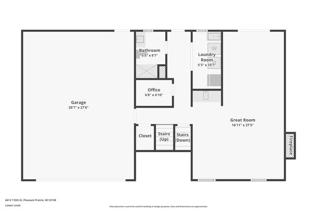 6612 110th STREET, Pleasant Prairie, WI 53158