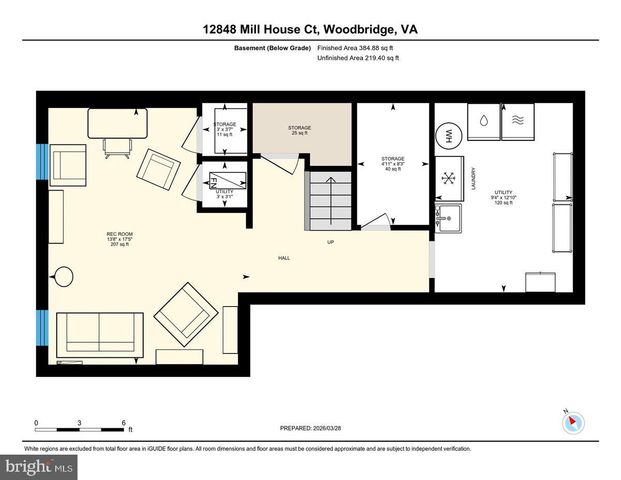12848 MILL HOUSE CT, Woodbridge, VA 22192
