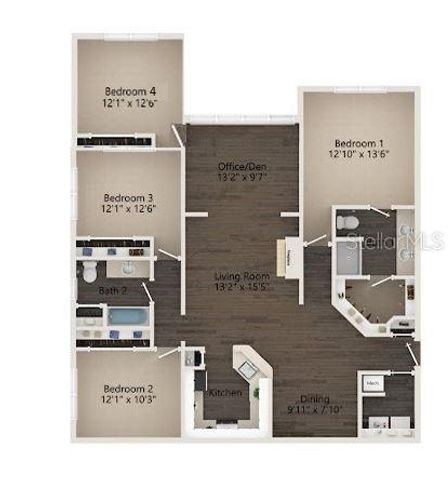 3361 S KIRKMAN ROAD 821, Orlando, FL 32811
