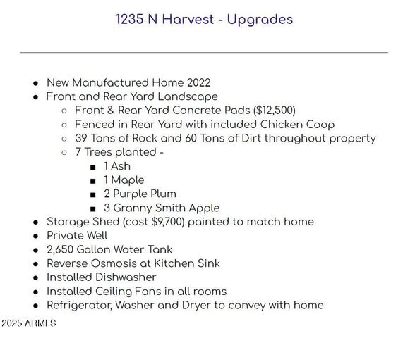 1235 N HARVEST Road, Dewey, AZ 86327