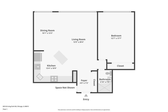 655 W Irving Park Road 3404, Chicago, IL 60613