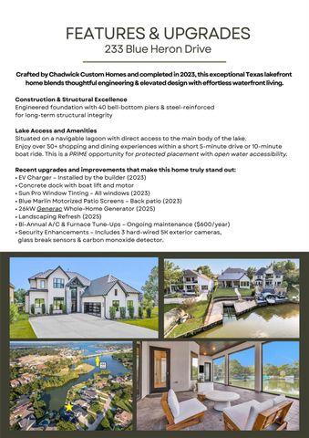 233 Blue Heron Drive, Montgomery, TX 77316