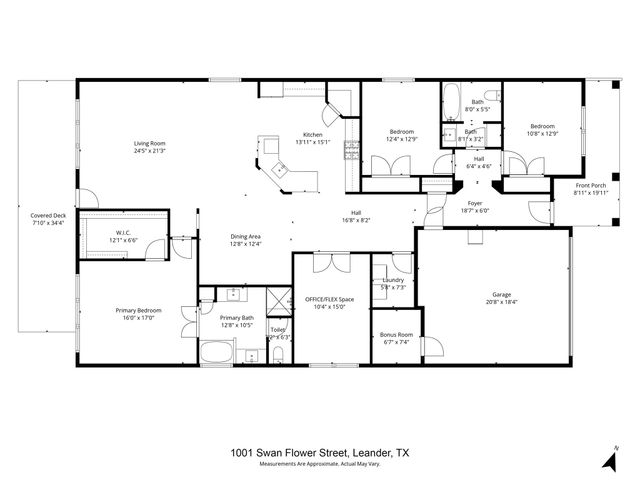 1001 Swan Flower ST, Leander, TX 78641