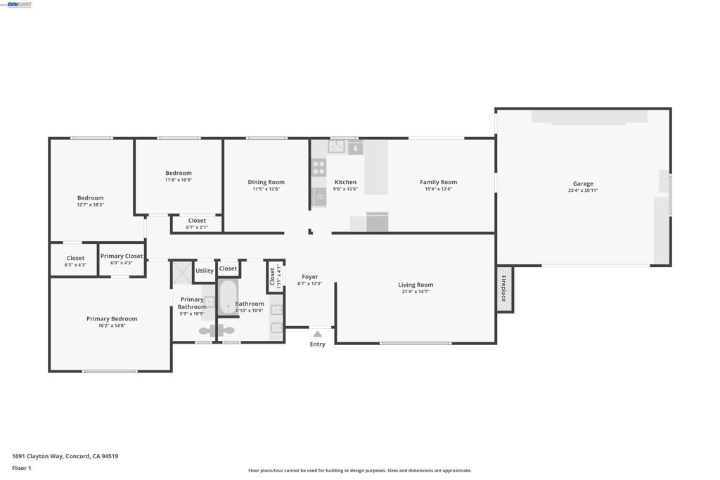 Image 40 of property listing at 1691 Clayton Way, Concord, CA 94519