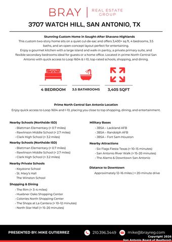 3707 Watch Hill, San Antonio, TX 78257