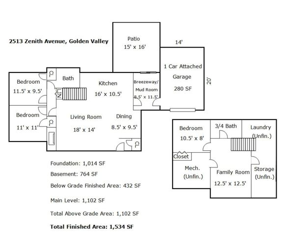 2513 Zenith Avenue N, Golden Valley, MN 55422