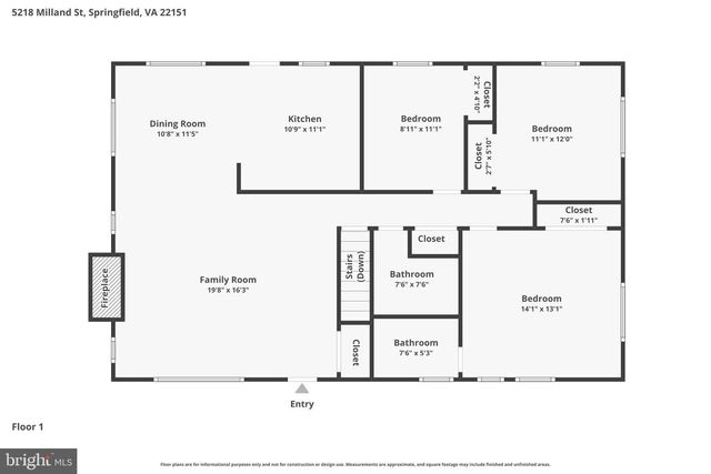5218 MILLAND ST, Springfield, VA 22151