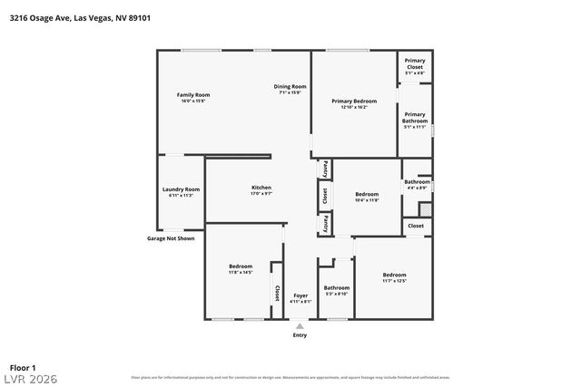 3216 Osage Avenue, Las Vegas, NV 89101