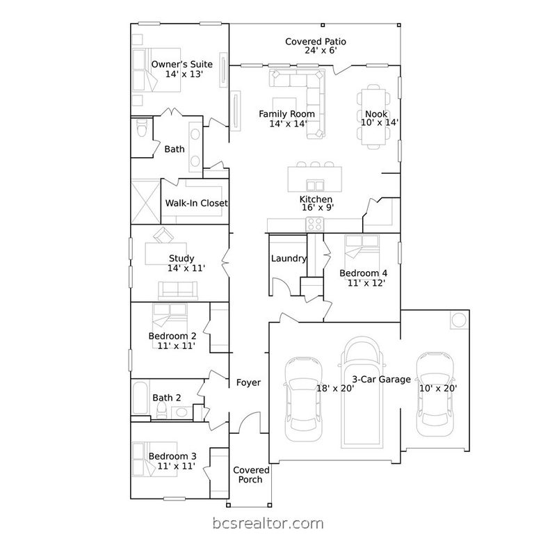 2732 Chippewa Road, Bryan, TX 77807 — photo 2