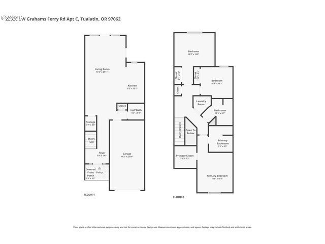 22020 Sw GRAHAMS FERRY Rd APT C, Tualatin, OR 97062