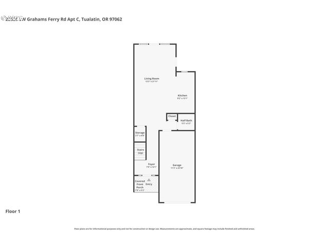 22020 Sw GRAHAMS FERRY Rd APT C, Tualatin, OR 97062