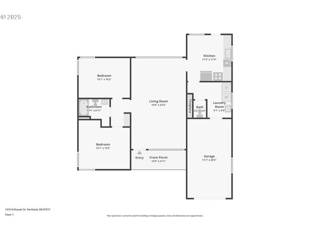 1315 N RUSSET St, Portland, OR 97217