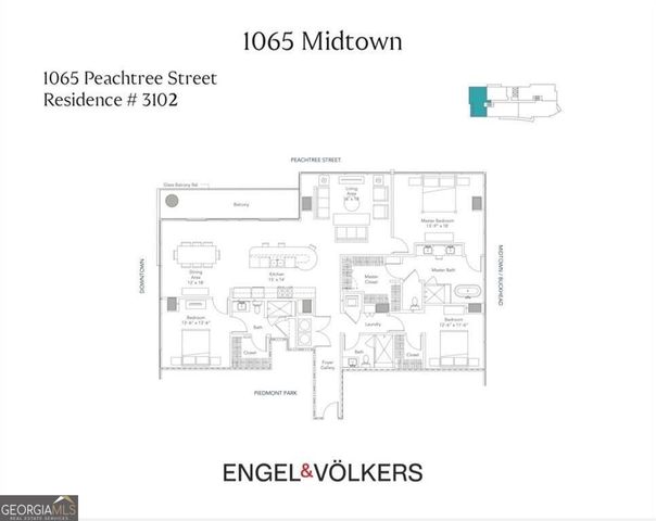 1065 Peachtree Street NE 3102, Atlanta, GA 30309