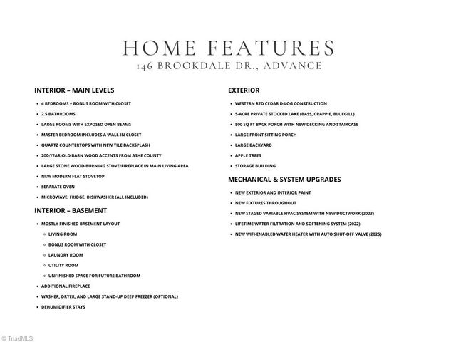 146 Brookdale Drive, Advance, NC 27006