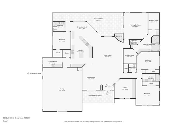 951 Oak Hill Court, Cross Roads, TX 76227