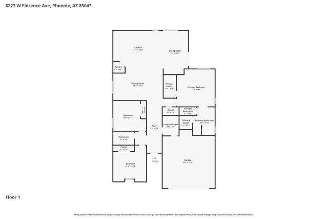 8227 W Florence Avenue, Phoenix, AZ 85043