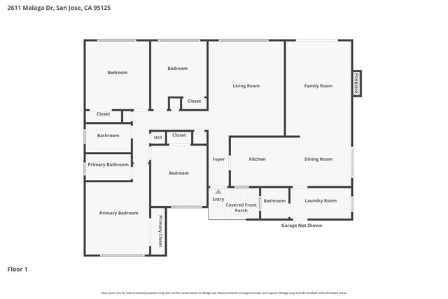 2611 Malaga Drive, San Jose, CA 95125