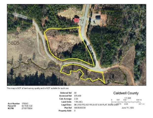 1.94 acres, Lot CB22, Cypress Trail CB22, Lenoir, NC 28645