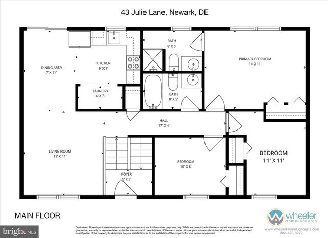 43 JULIE LN, Newark, DE 19711