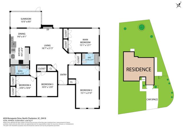 4030 Bonaparte Drive, North Charleston, SC 29418