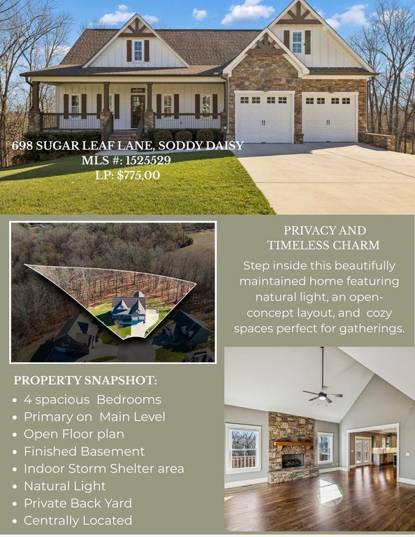 698 Sugar Leaf Lane, Soddy Daisy, TN 37379