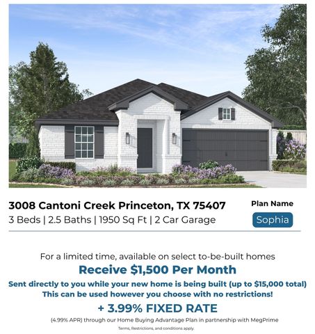 3008 Cantoni Creek, Princeton, TX 75407