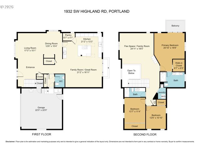 1932 Sw HIGHLAND Rd, Portland, OR 97221