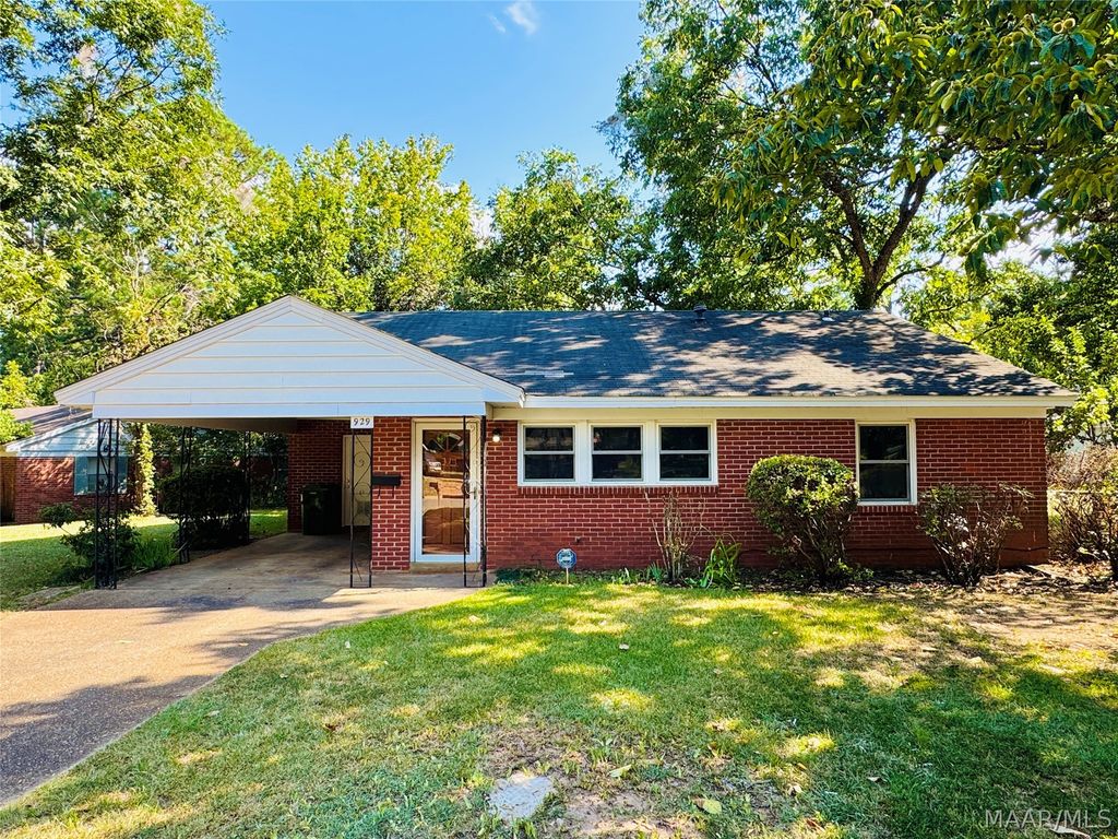 929 Parkwood Drive, Montgomery, AL 36109