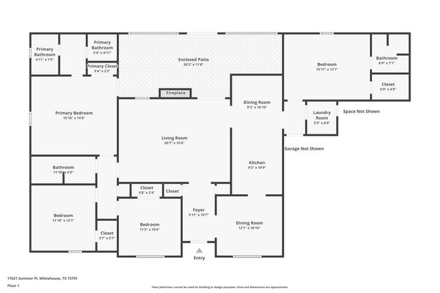 17621 Summer Place, Whitehouse, TX 75791