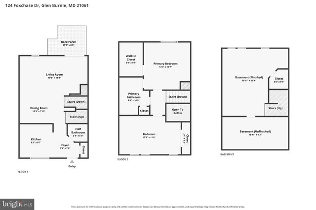 124 FOXCHASE DR, Glen Burnie, MD 21061