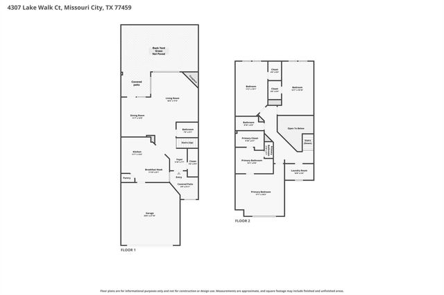 4307 Lake Walk Court, Missouri City, TX 77459