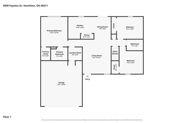 6509 Fayetta Drive, Fairfield Twp, OH 45011