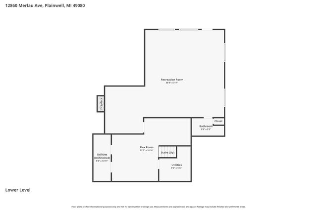 12860 Merlau Avenue, Plainwell, MI 49080